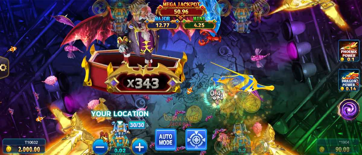 Theme and Graphics Ocean King Jackpot